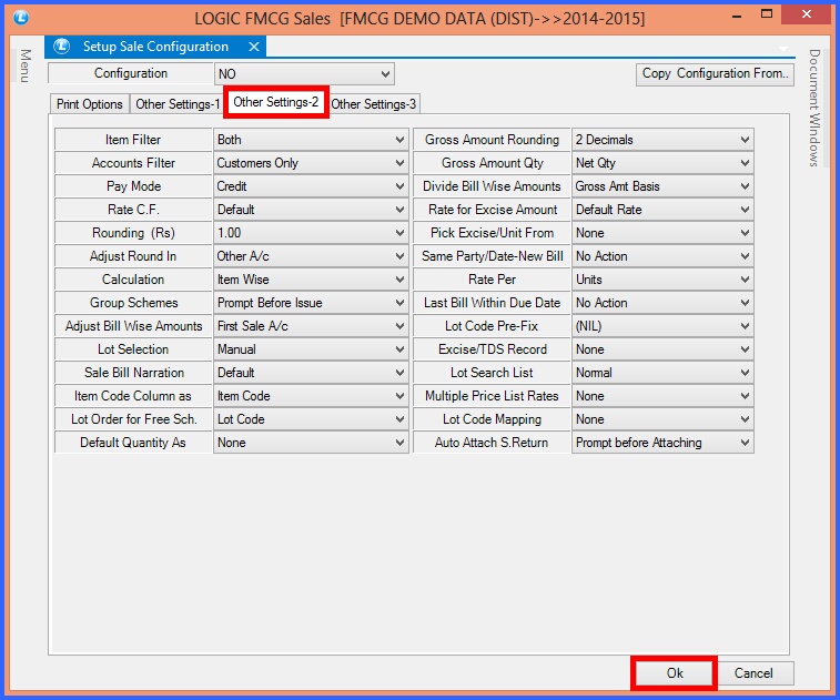 fmcg sale voucher configuration other settings-2